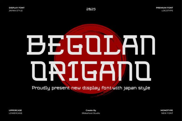 Begolan Origano: A Bold Typeface for Creative Branding Projects