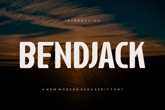 Bendjack Font – A Bold Typeface for Creative Crafters