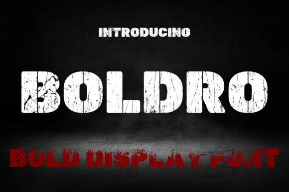 Boldro Font Review: A Display Typeface with Industrial Flair