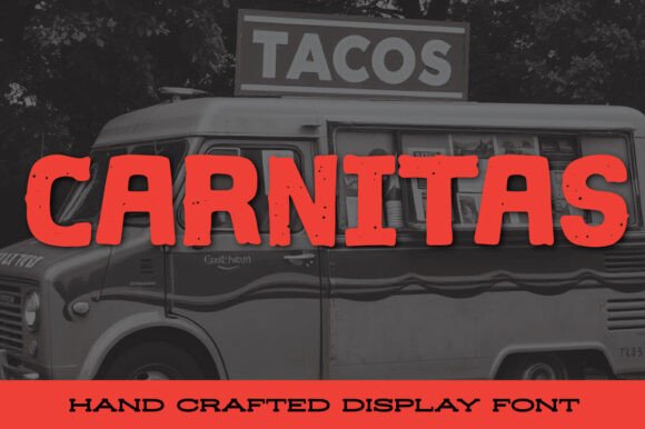 Carnitas: A Bold Display Font for Memorable Design
