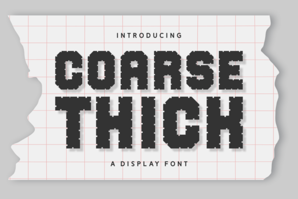 Coarse Thick Typeface: Making Your Campaigns Groove with Bold Typography