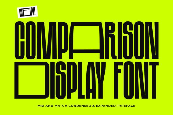 Comparison Display Font: A Versatile Typeface for Editorial Design