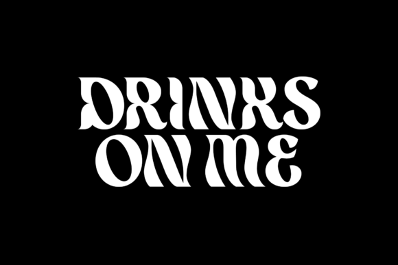 Drinks on Me: A Font That Adds Flavor to Your Brand Identity