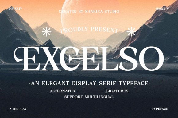 Excelso Font: Elevate Your Brand with a Touch of Elegance