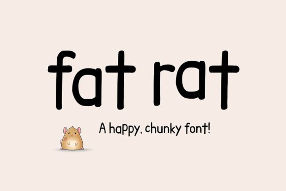 Fat Rat Typeface: A Bold, Playful Font for Real Business Branding