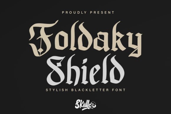 Foldaky Shield: A Bold Typeface for Timeless Projects