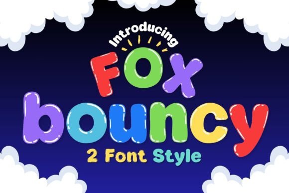 Fox Bouncy: A Playful Display Font for Modern Web Design