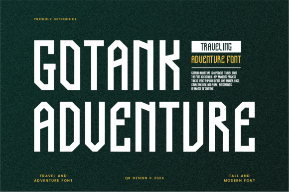 Gotank Adventure: A Serif Font for Creative Makers