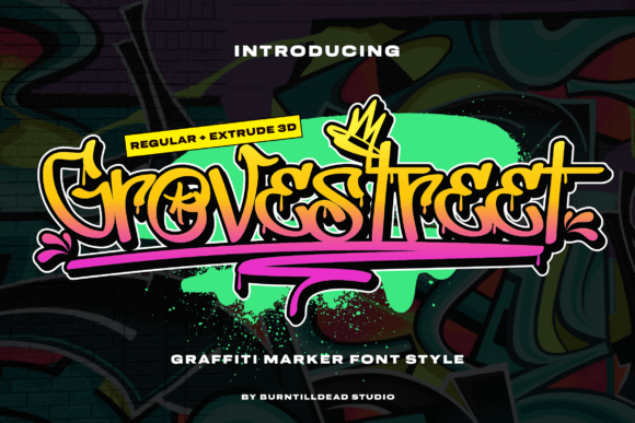 Groovestreet: A Bold Display Font for Creative Projects
