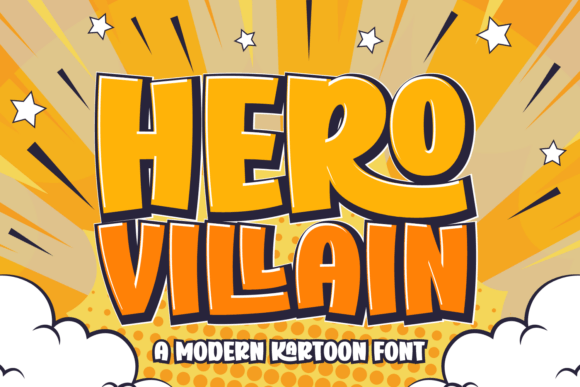 Hero Villain Font: A Bold Display Typeface for Digital Design