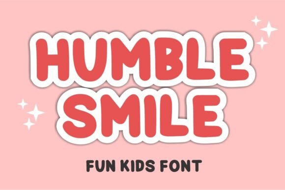 Humble Smile Font: A Friendly Display Typeface for Digital Design