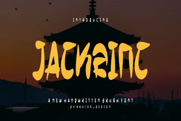 Jackzinc Font: A Bold Handwritten Typeface for Strong Branding