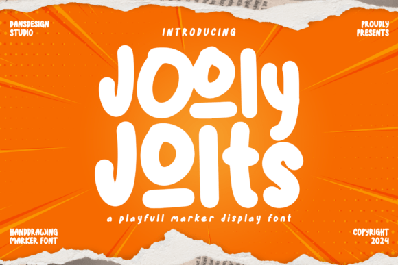 Jooly Jolt: A Playful Font for Polished Branding