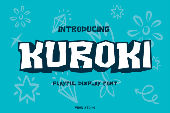 Kuroki: A Display Font for Vibrant Editorial Design