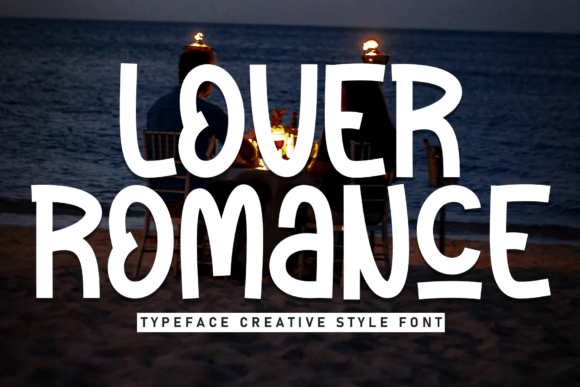 Lover Romance Font: A Bold Display Typeface for Editorial Design