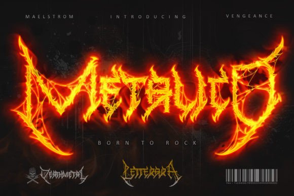 Metalico Font: Gothic Elegance for Bold Craft Projects