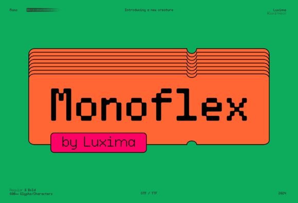 Monoflex: A Modern Typeface for Digital Designers