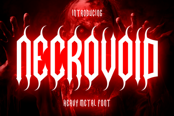 Necrovoid Font: A Gothic Display Typeface for Editorial Power