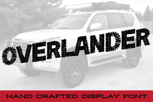 Overlander Font: A Display Typeface for Bold Editorial Design