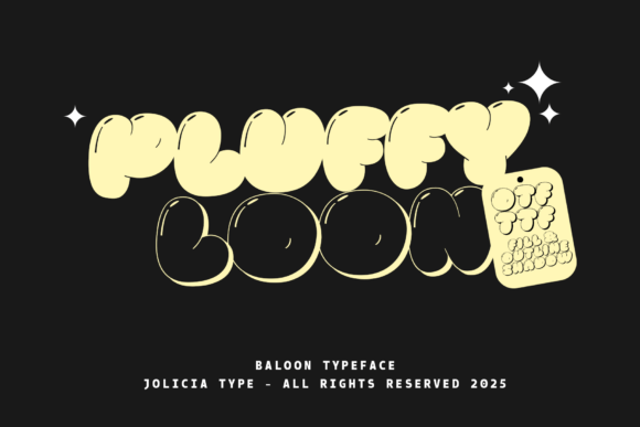 Pluffy Loon: A Playful Typeface for Bold Campaigns
