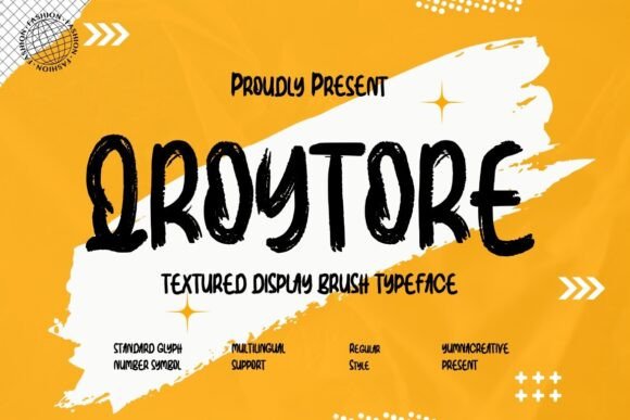 Qroytore: A Bold Display Font for Strong Branding