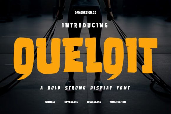 Quelqit Font: A Bold Display Typeface for Web Design