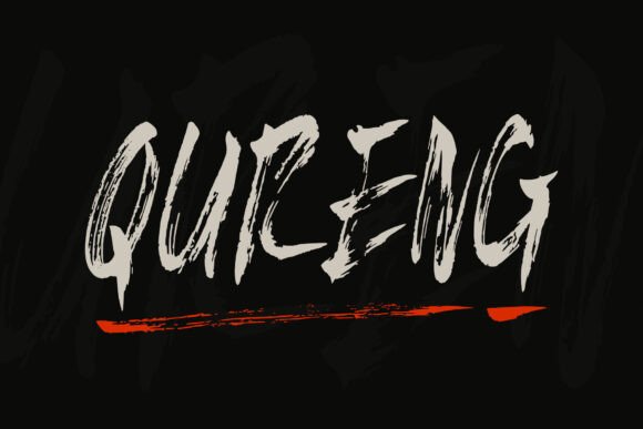 Qureng – The Fierce Typeface for Bold Marketing Design