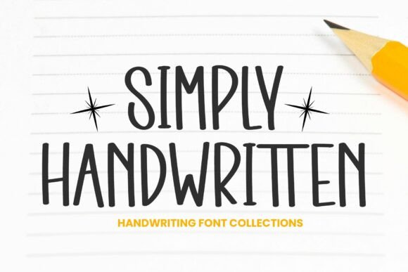 Simply Handwritten: A Playful Display Font for Digital Designers