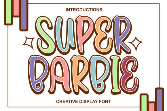Super Barbie Font – A Playful Typeface for Creative Branding