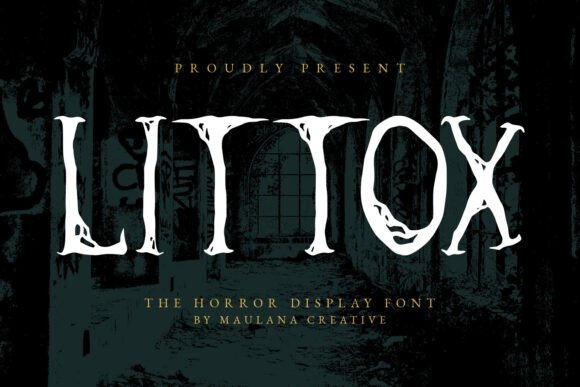 Using Littox in Branding: A Display Font with a Haunting Edge
